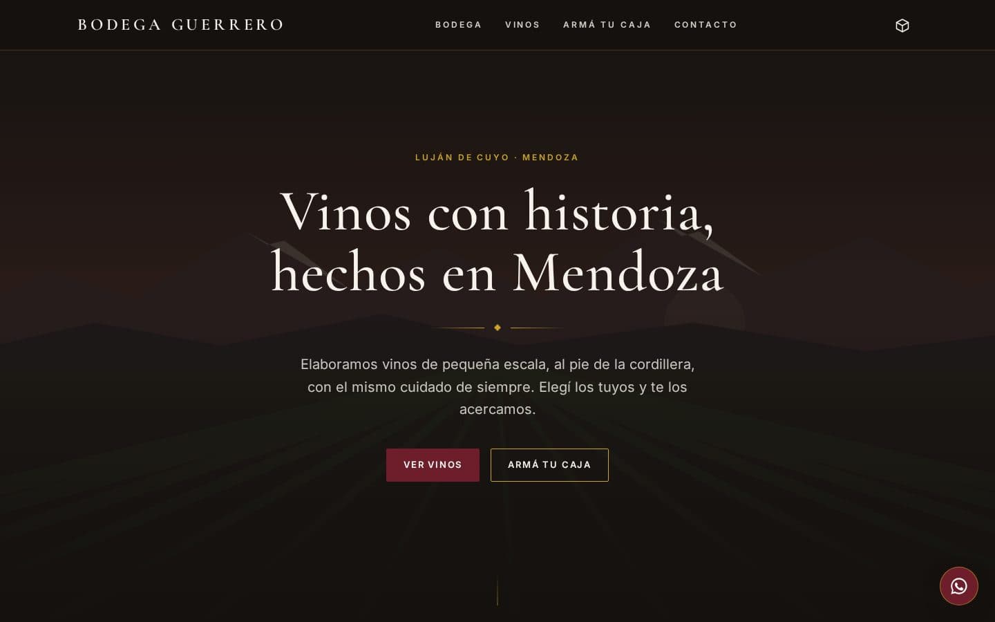Bodega Guerrero: Inicio